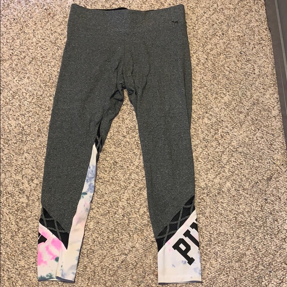Pink Victoria’s Secret cotton yoga leggings